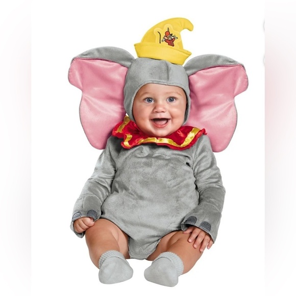Disney Store Dumbo Baby Costume 12-18m - Picture 1 of 8